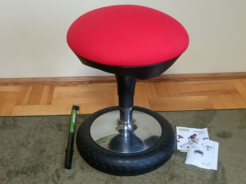 Topstar hoker ergonomiczny stołek do balansownia na pompowanej oponie