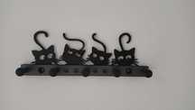 Wieszak na klucze "Cats Key Hooks" - Druk 3D. Dekoracja Ścienna