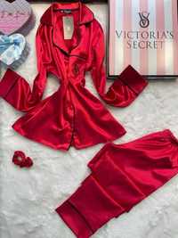 НОВЫЙ СЕЗОН 2024 женская красная пижама Victoria’s Secret s - xxl
