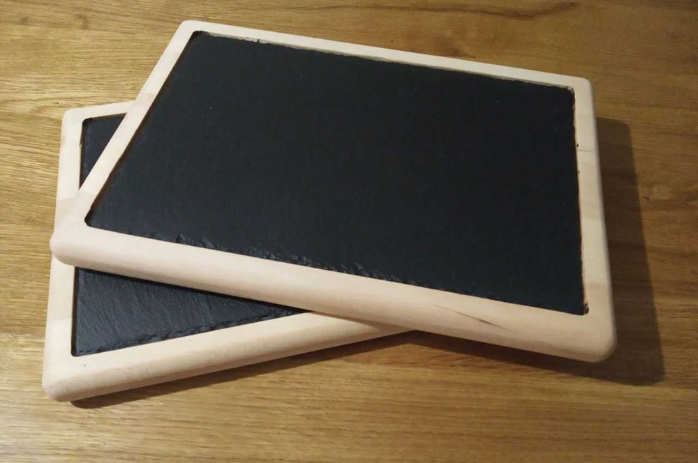 DESKA Z KAMIENIEM DO SERWOWANIA Steków, Serów, Wędlin (36x26cm.)