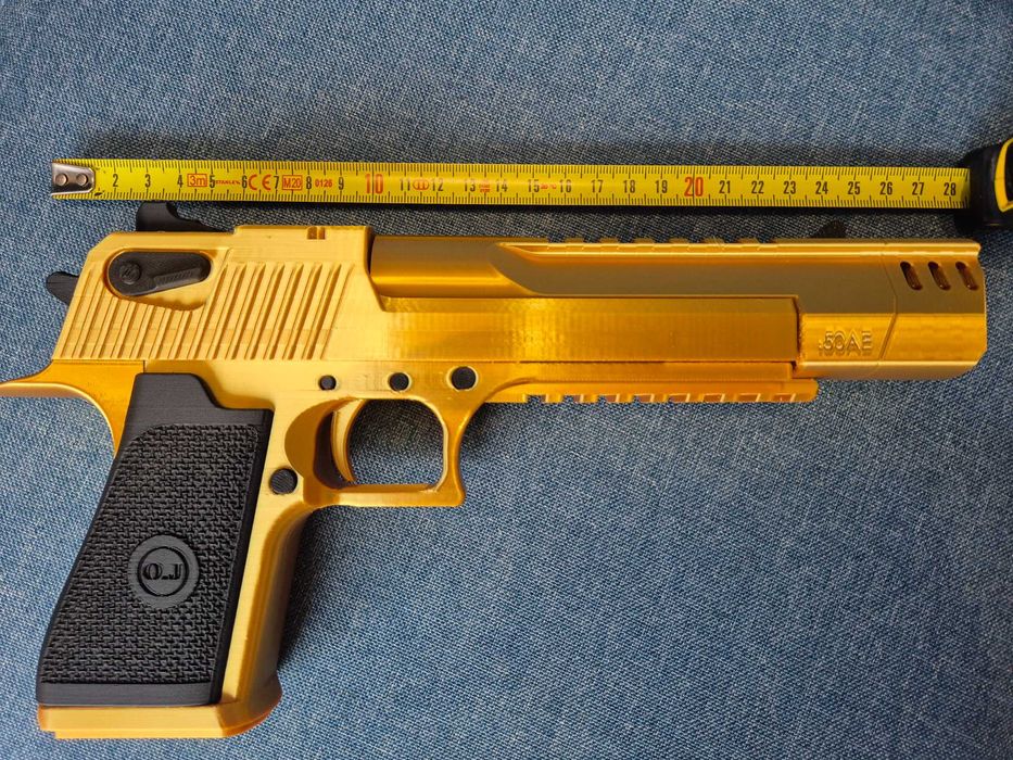 Réplica pistola Desert Eagle DOURADA