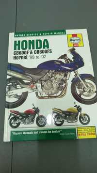 Livro técnico de manutenção Honda Hornet e CB600FS