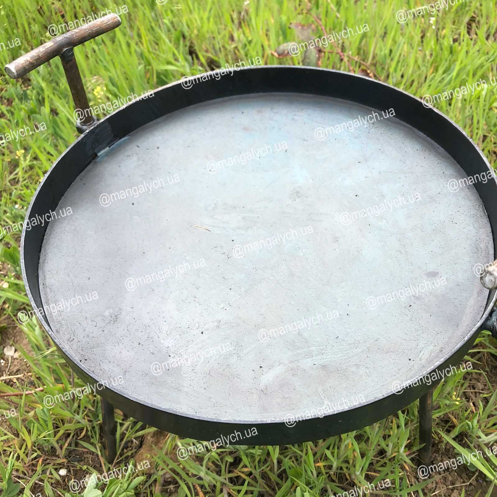 Сковорода садж мангал з диска борони 30см/40см/50см на рибалку пікнік