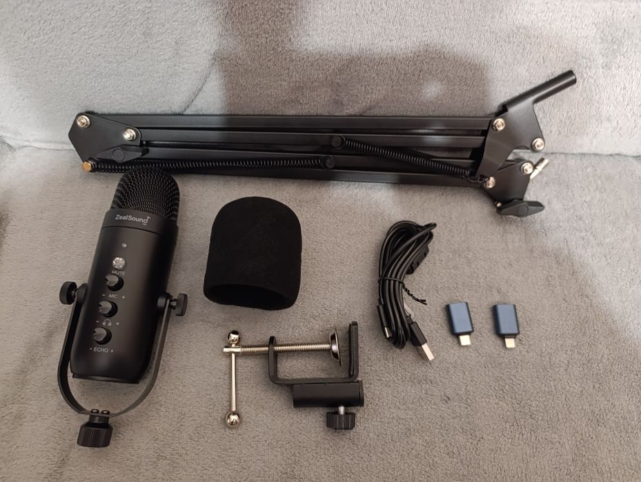 Студійний конденсаторний USB-мікрофон ZealSound(Haomuren) K66s  і K66n