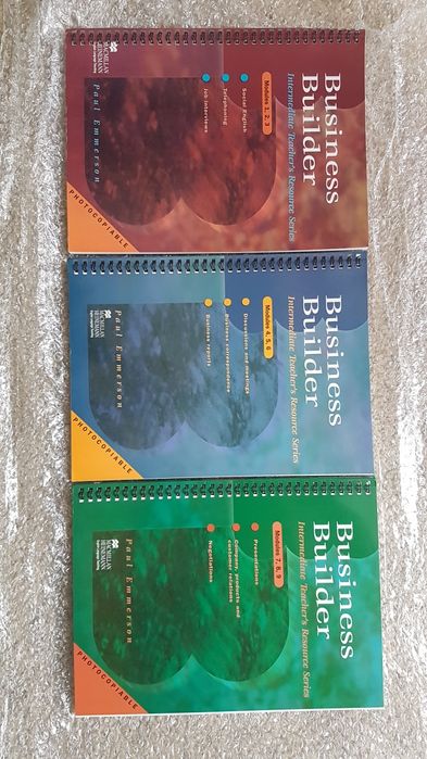 Nowe. 3 x BUSINESS BUILDER Modules 1-3, 4-6, 7-9 Photocopiable