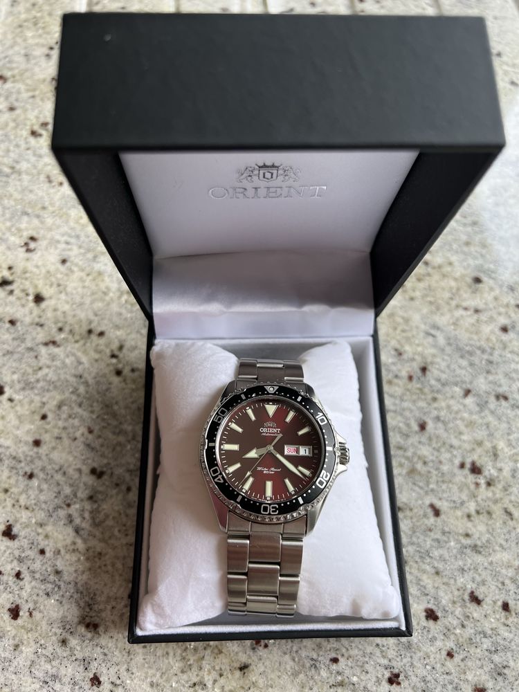 Zegarek japoński Orient Kamasu Red WR200 Diver Nurek Automat nie Seiko