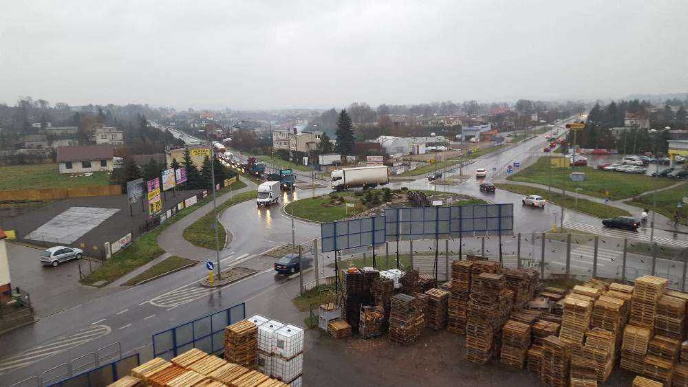 Rondo Atrakcyjna Tablica reklamowa, baner Grudziadz McDonald's i lidl