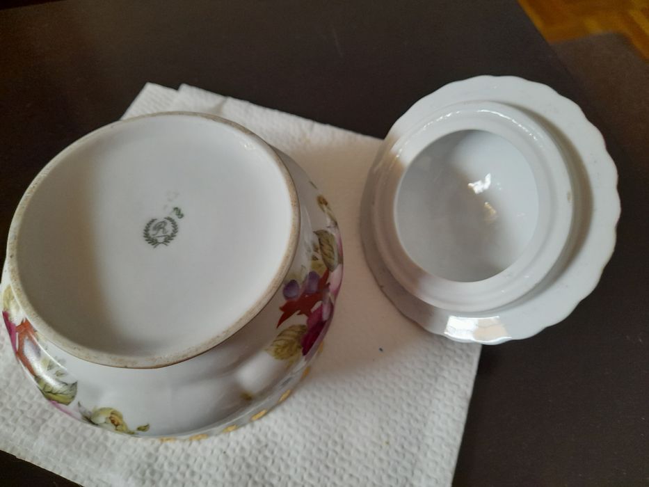 Caixa/pote porcelana