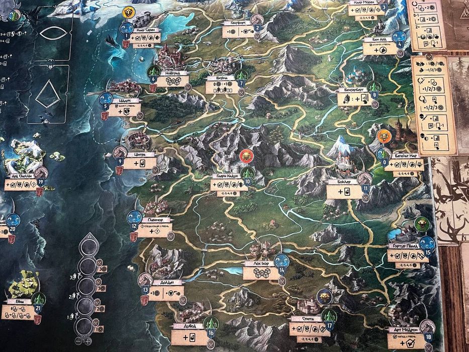Плеймат до настільної гри Відьмак Старий світ/Playmat