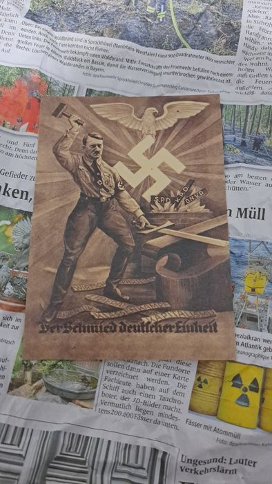 Pocztówka propagandowa 3 rzesza wehrmacht