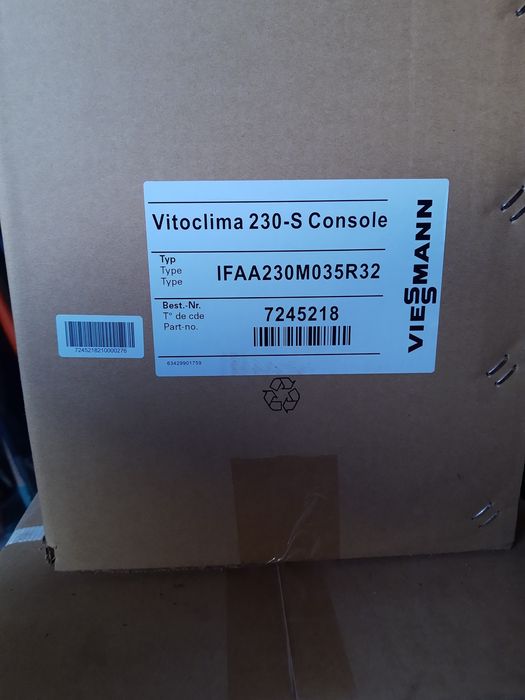 Klimatyzacja Viessmann vitoclima 230 s console