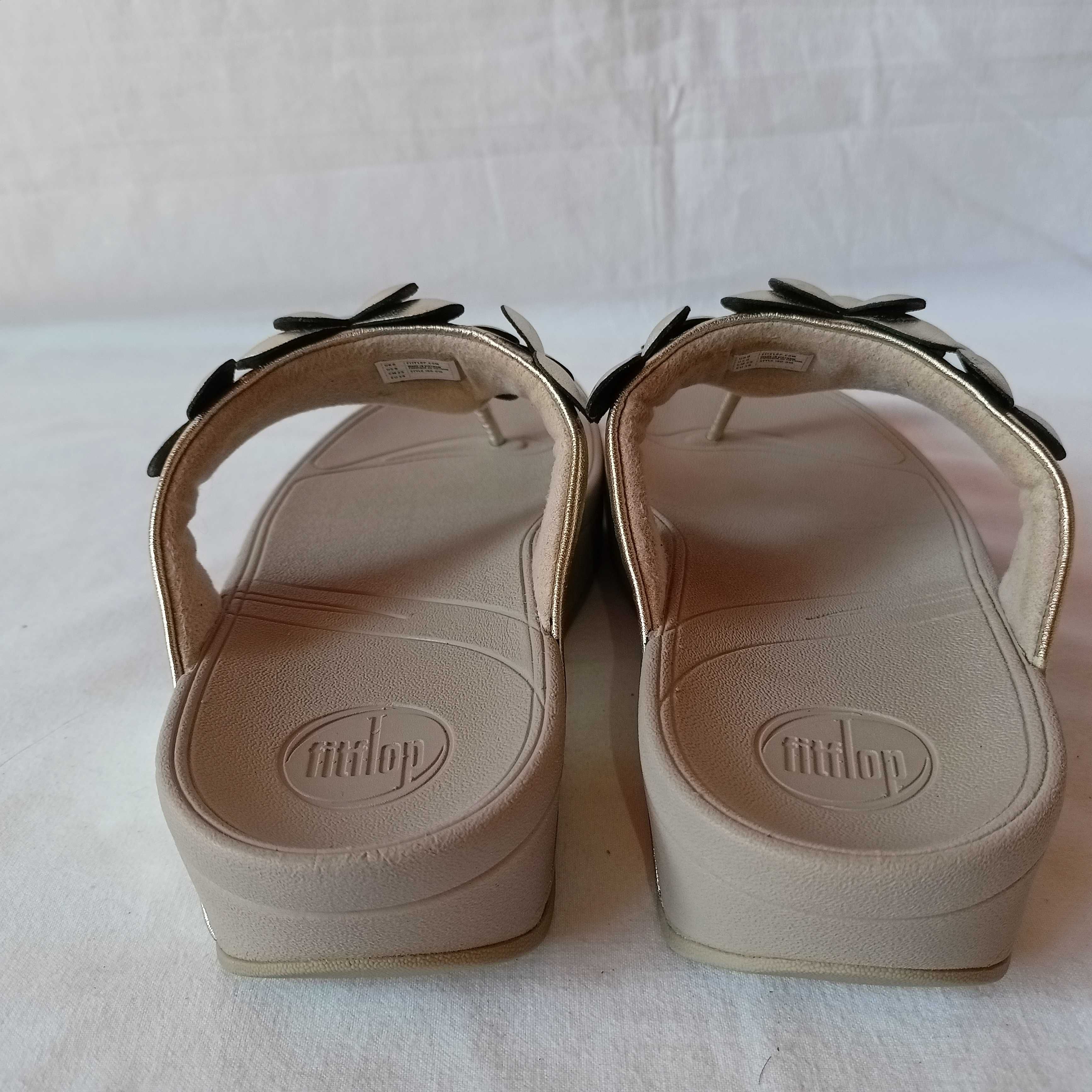 fitflop roz. 39 - dł. wkł. 25 cm /z metki/- skóra - stan bdb