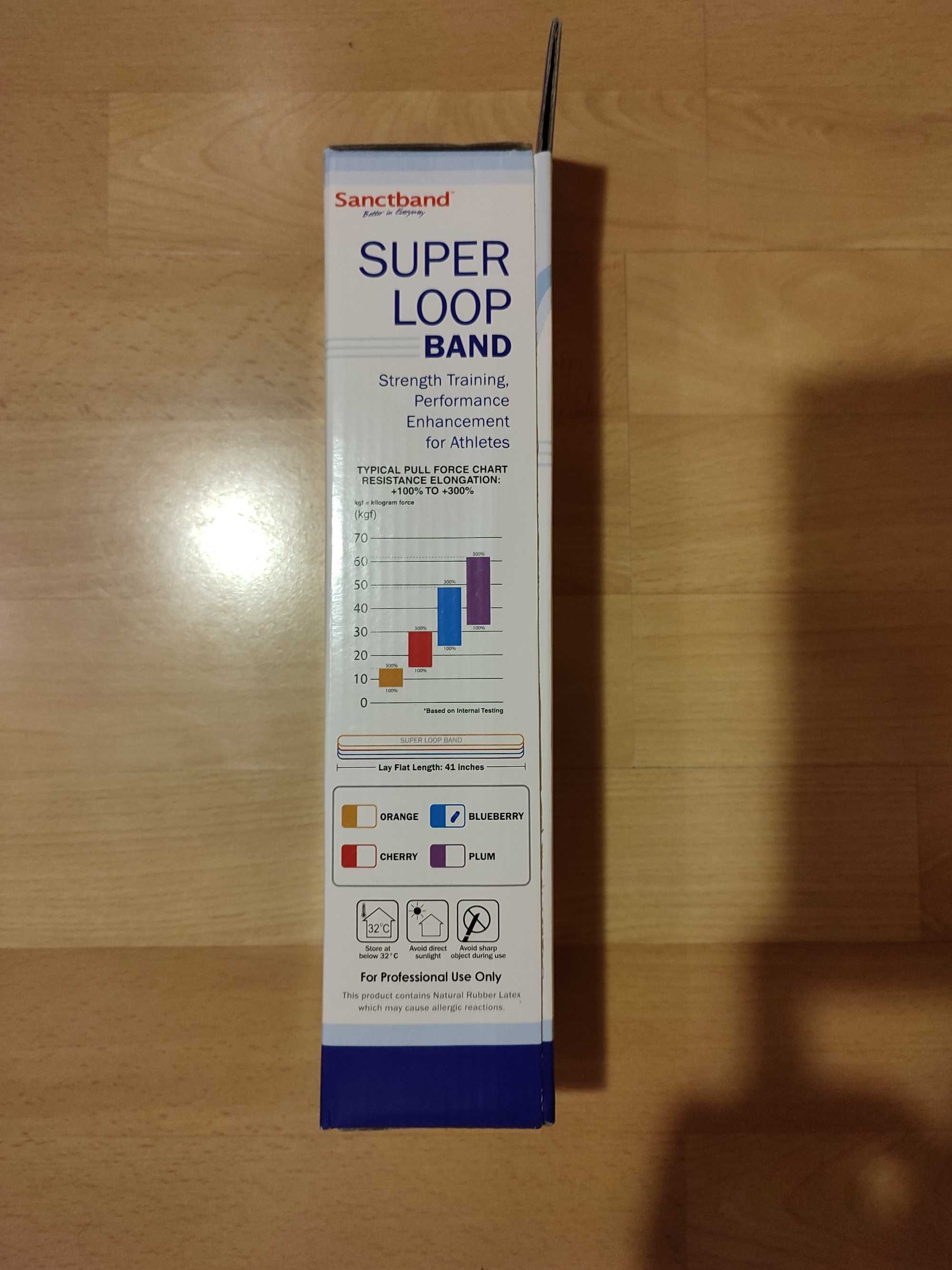 Super Loop Band Sanctband - niebieska taśma do ćwiczeń