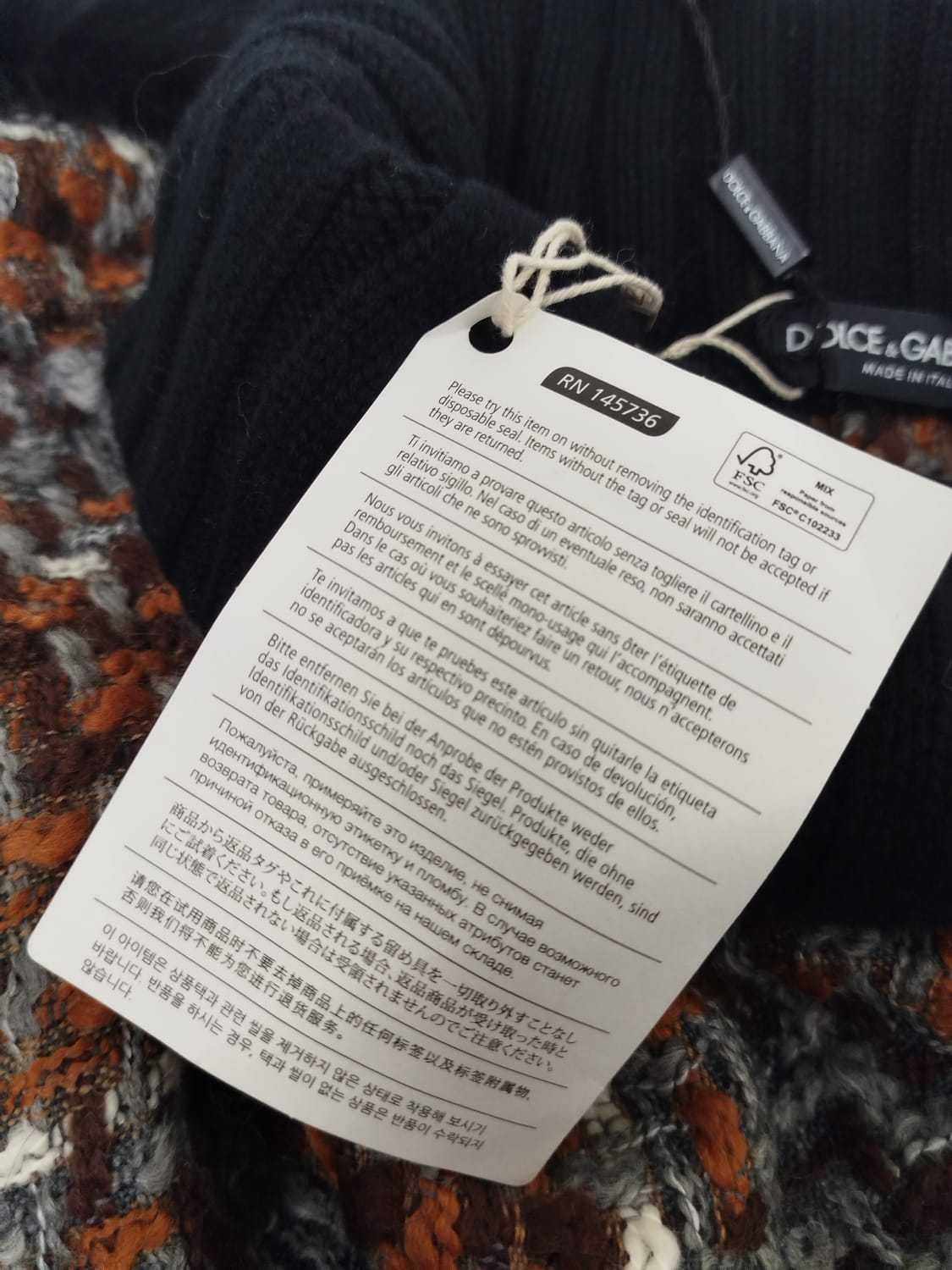 NWT Dolce & Gabbana Tweed Turtle Neck Poncho Real Fur