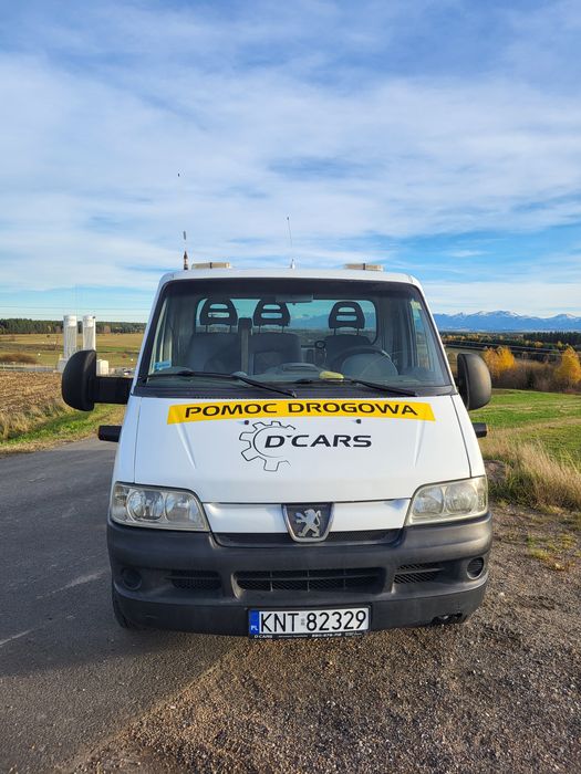 Autolaweta Peugeot Boxer 2.8, najazd 5m, poduszki,   pomoc drogowa,