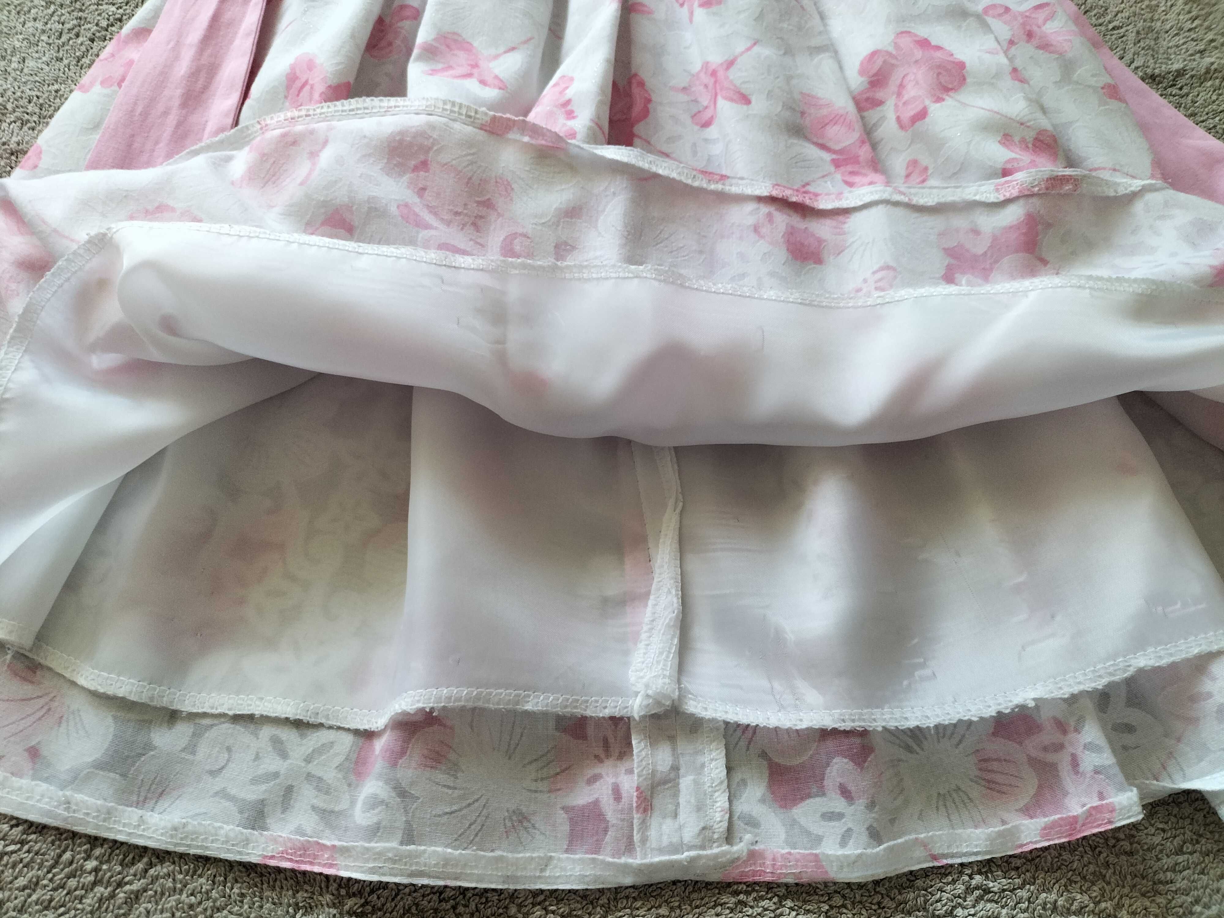 Elegancka sukienka w kwiaty rozm.98