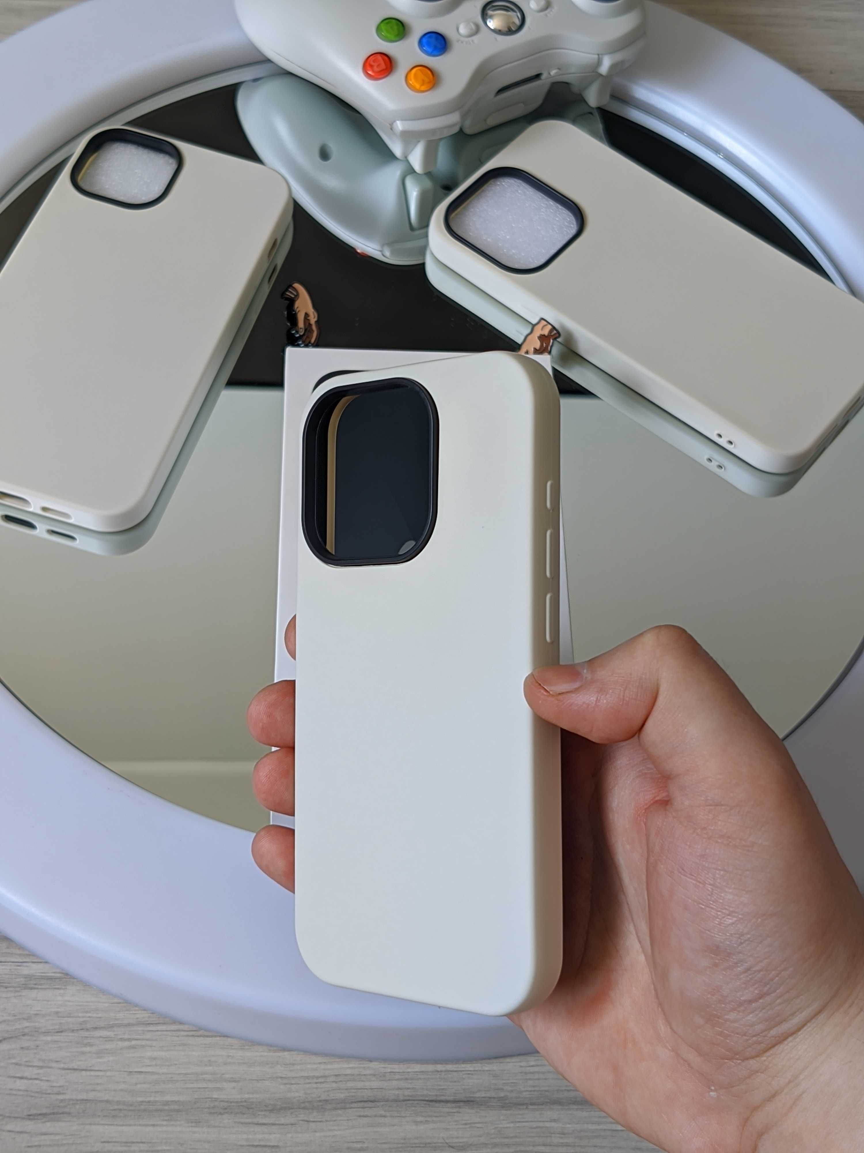 Чохол Cream White для iPhone 15 Plus чехол айфон 15 плюс