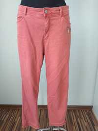 Spodnie damskie kabareki ceglate dla puszystej dżinsowe Bonita L 46 48