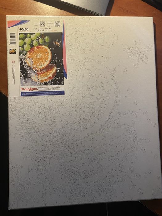 Картина по номерам новая на кухню