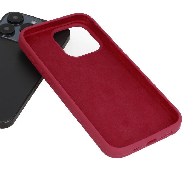 Silicone Lite Case Do Xiaomi Redmi 9A Bordowy
