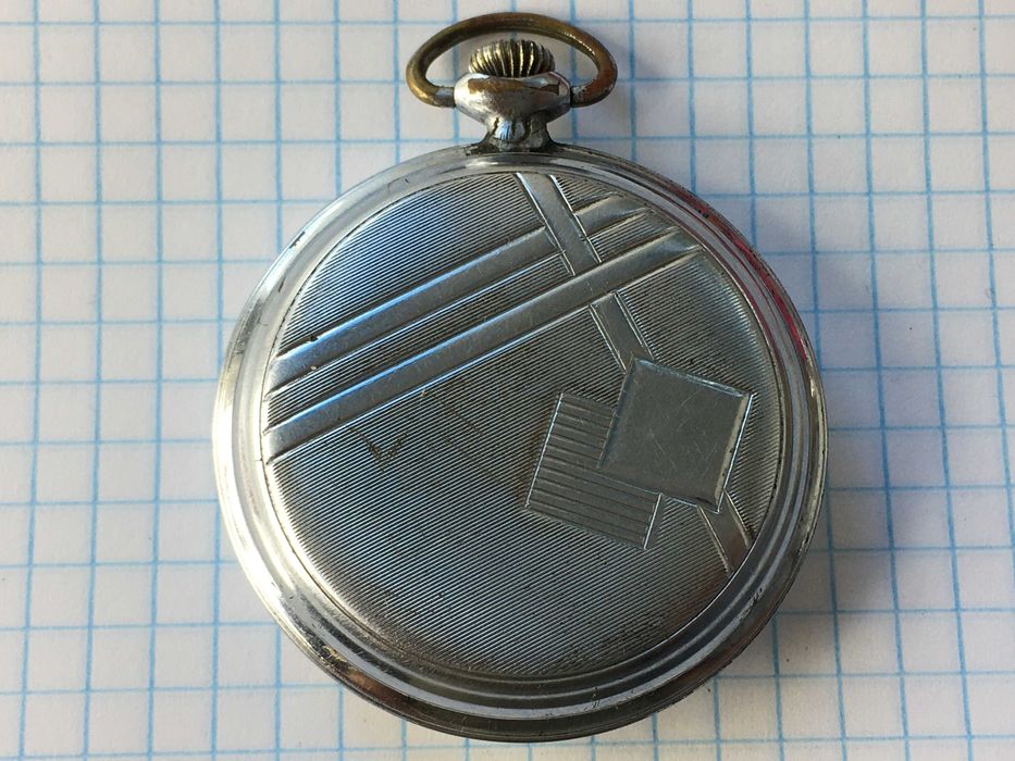 Часы карманные Thiel механические Германия - механизм рабочий