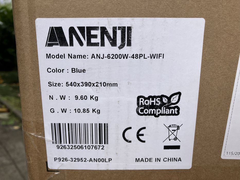 Anenji 6.2 kWt parallel ANJ-6200W-48PL-WiFi