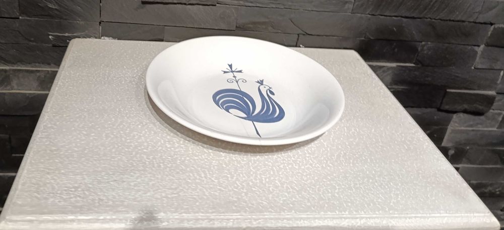 Prato Séc. XIX, com o Galo, Símbolo de França - Longchamp France V