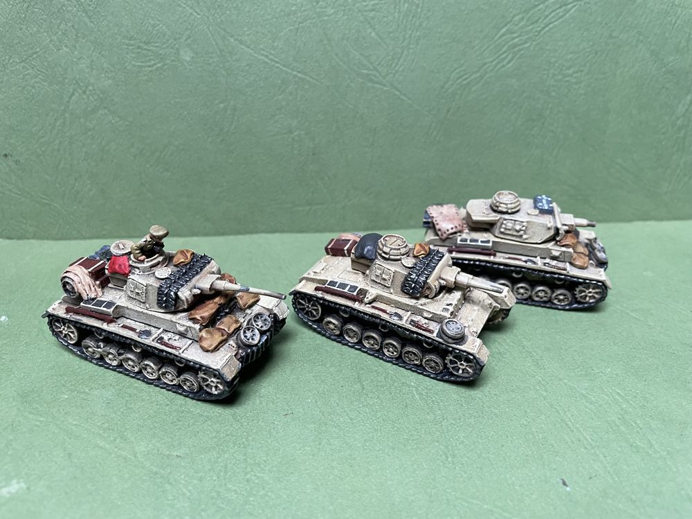 FoW - DAK Pz III (6 szt. metal) - gotowe do gry