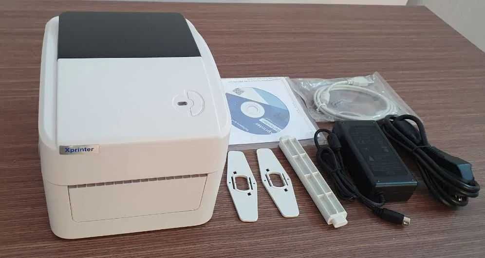 Принтер етикеток Xprinter XP-420B Bluetooth+USB друк Нової Пошти BT