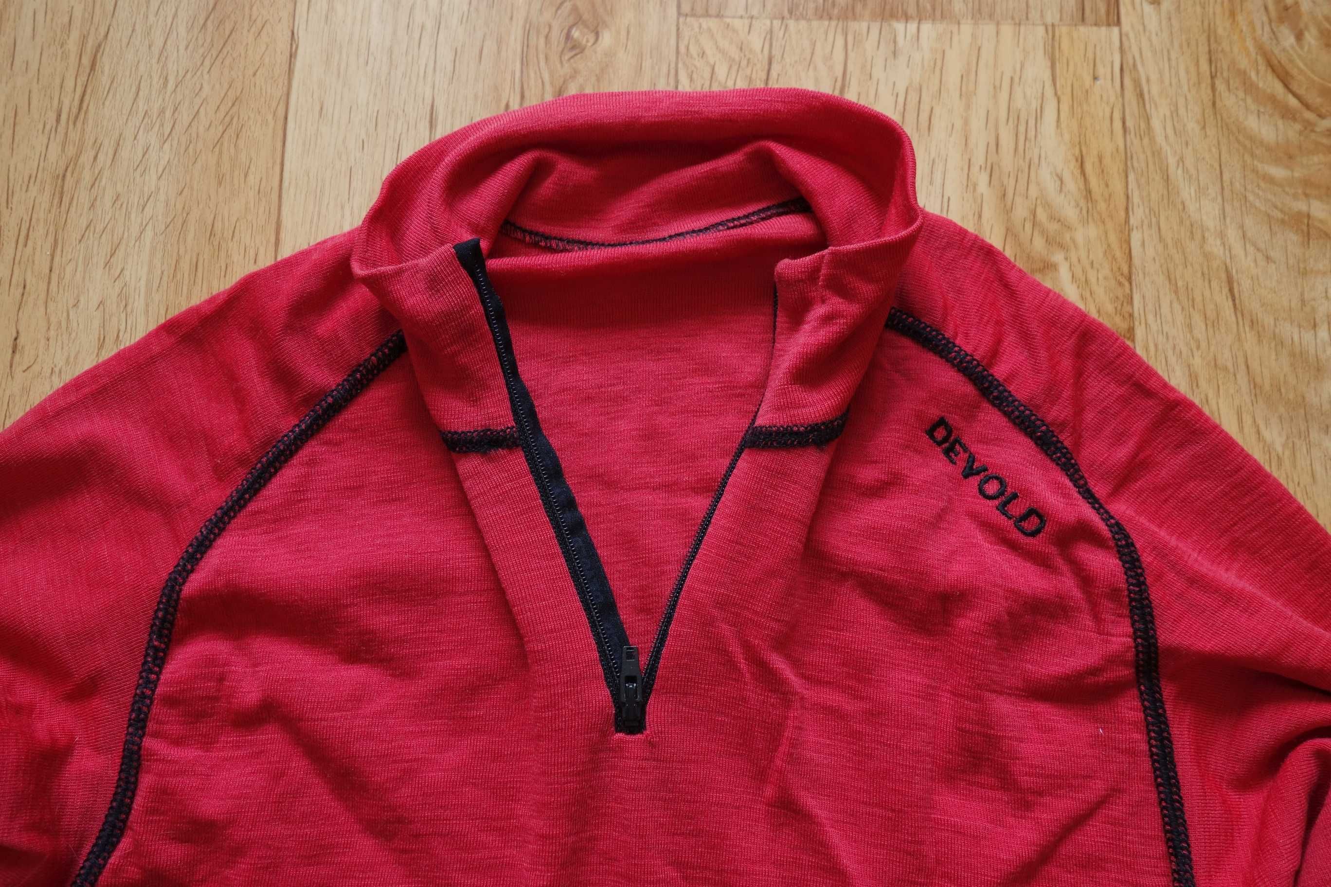 DEVOLD Multisport Bluzka Koszulka Termoaktywna 100% Wełna Merino r. M
