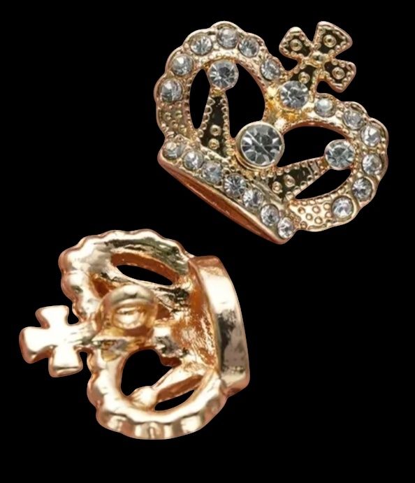 Botões Coroa Dourada