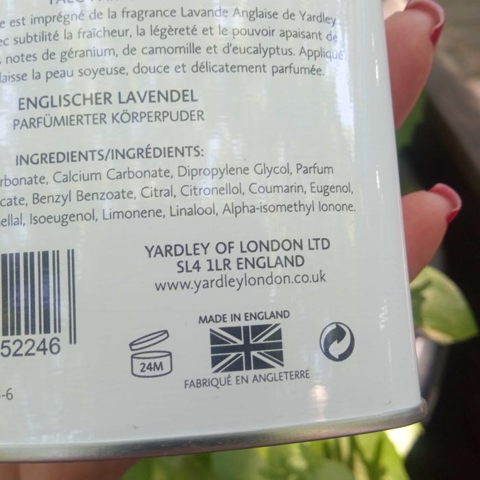 Тальк Yardley с запахом лаванды! 200грамм