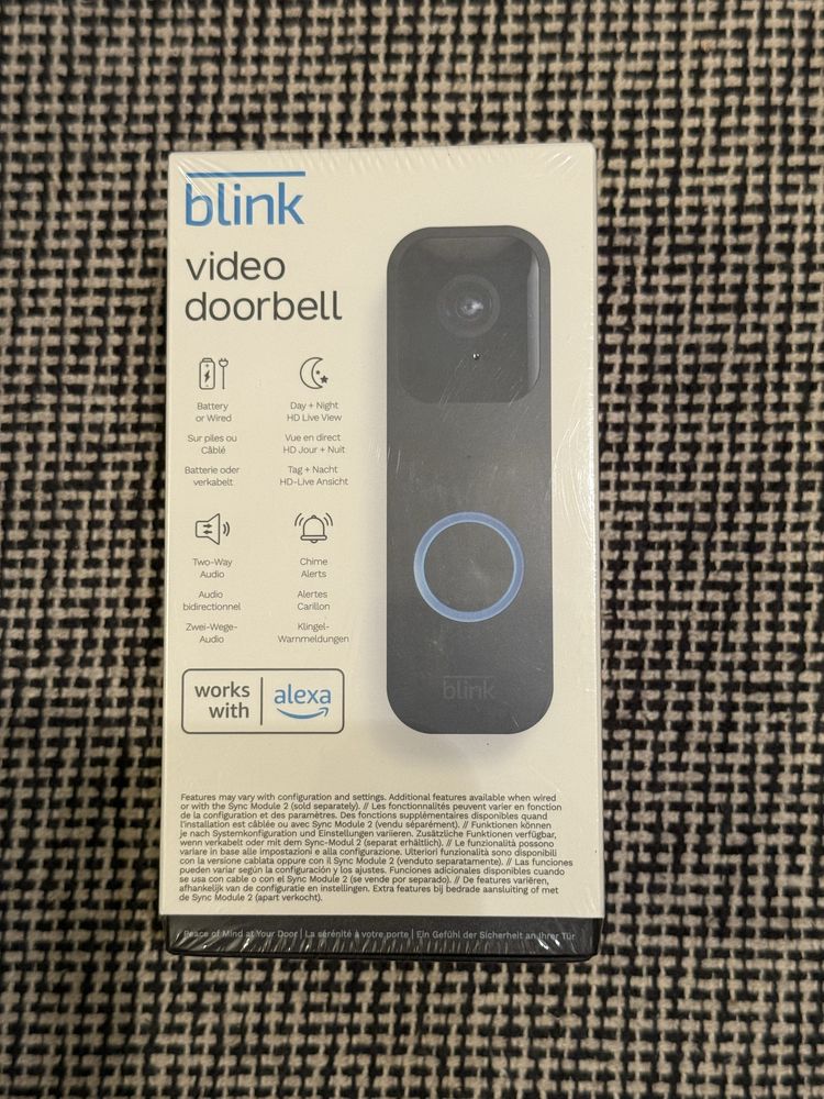 Campainha sem fios Blink video doorbell - NOVA