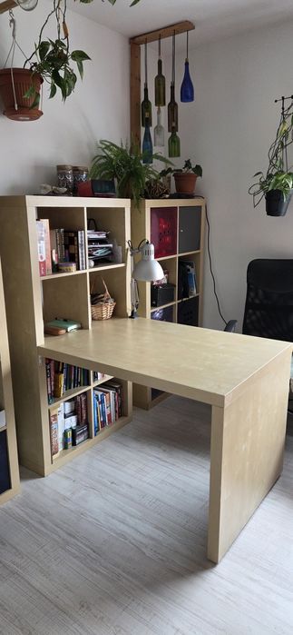 Ikea kallax regał+ biurko
