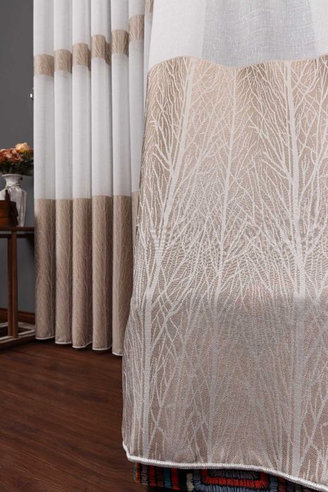 ТЮЛЬ Лён с Шёлковой Ниткой