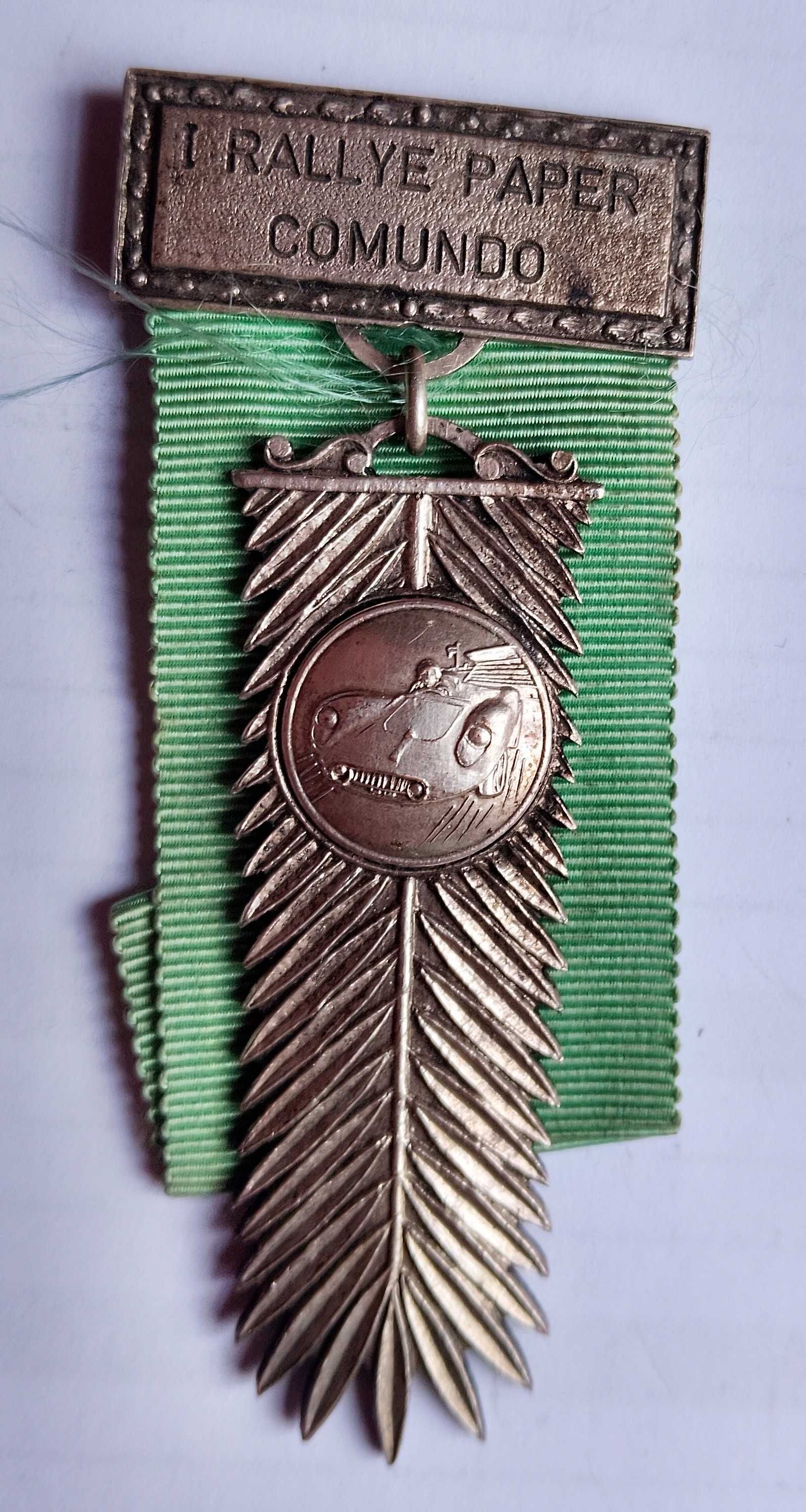 Vendo Medalha 1973 I Rallye Paper Comando Prata