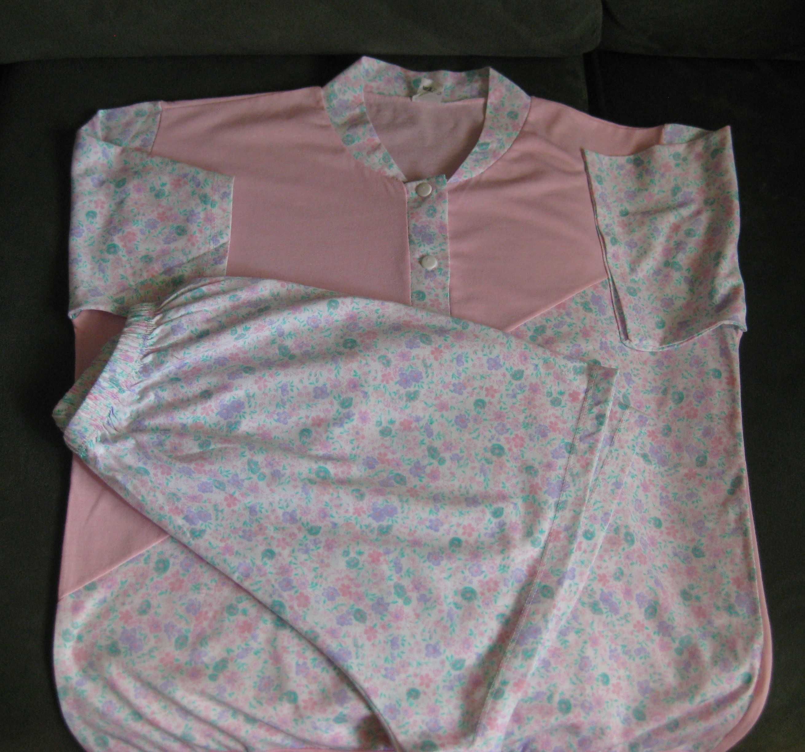 Pijama Camisola e Calção Tons rosa