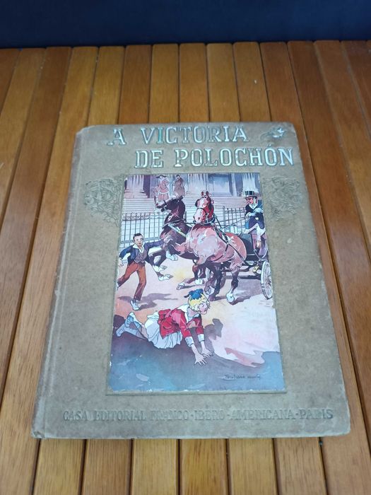 Raro livro de ilustração infantil A victoria de Polochon anos 30