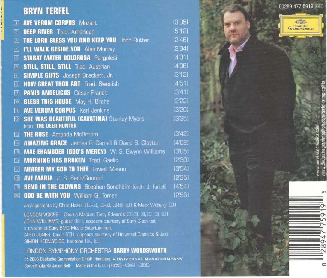 CD Bryn Terfel - Simple Gifts