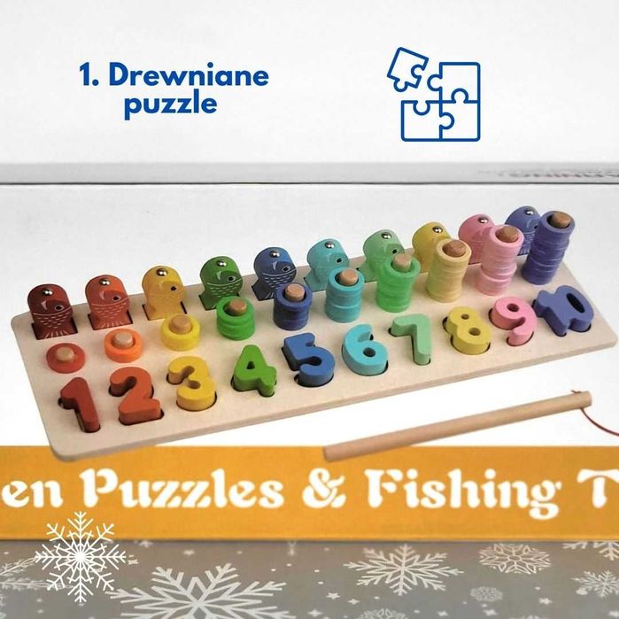 Zestaw prezentowy MONTESSORI dla chłopca 3+ na Święta urodziny