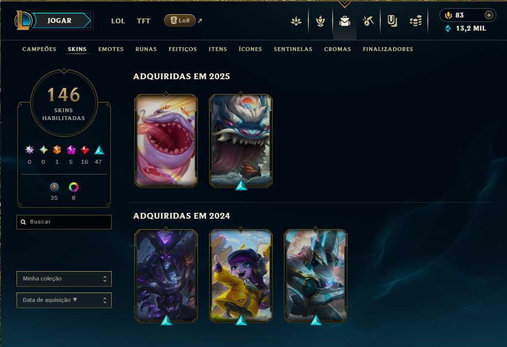Conta League of Legends