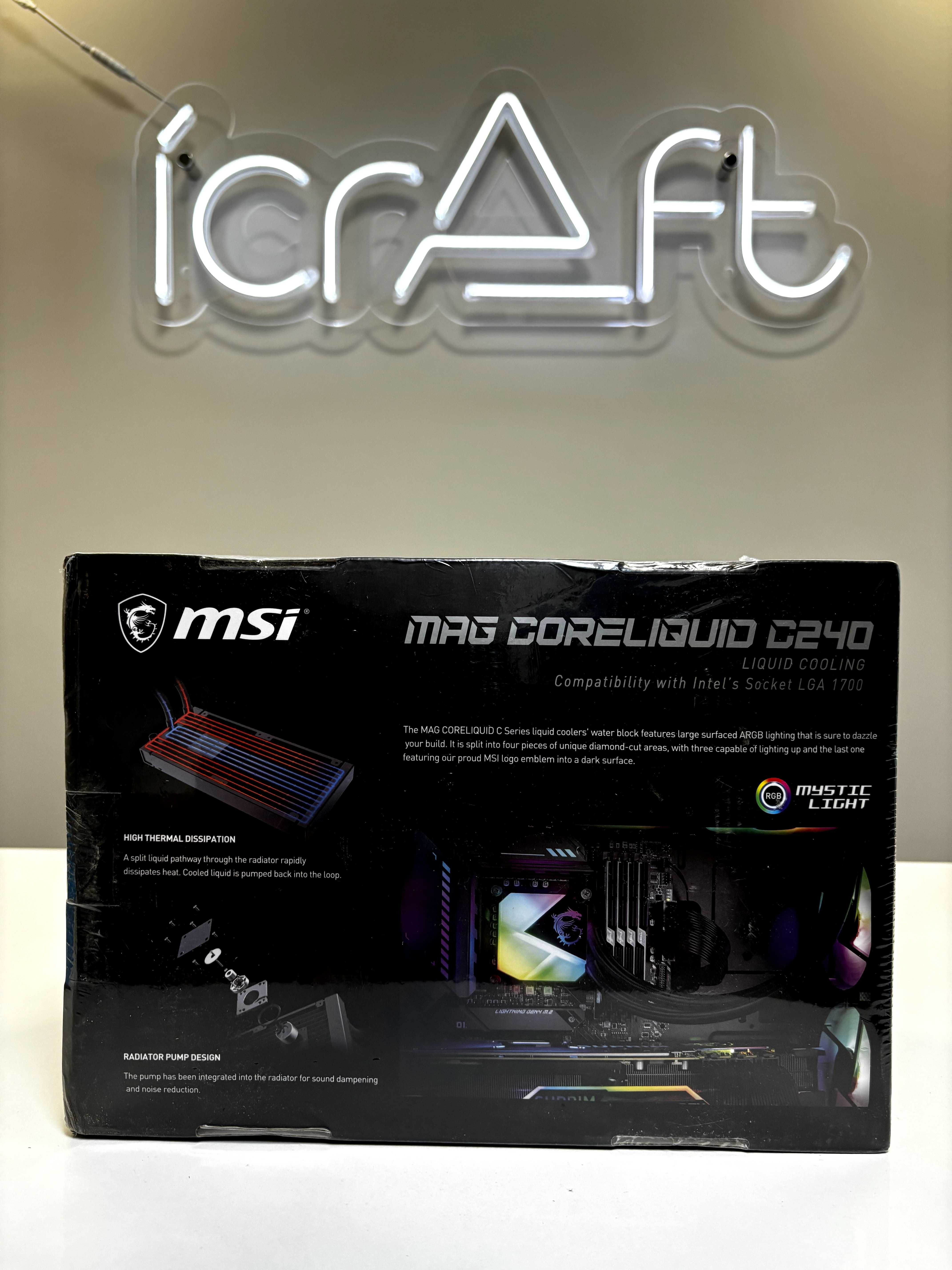 Водяне охолодження MSI MAG CORELIQUID C240