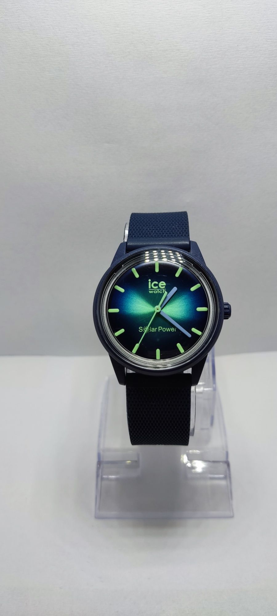 Ice-Watch - ICE solar power Borealis - Damski niebieski zegarek z sili