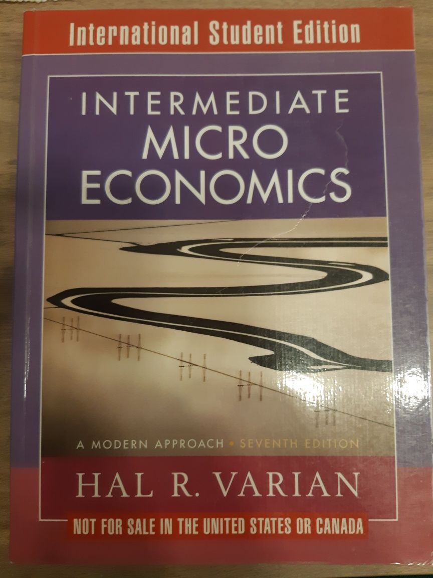 Livro académico 'Intermediate Microeconomics' - Hal R. VARIAN