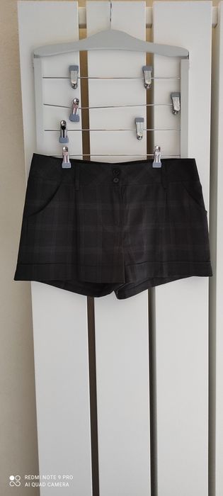 spodenki camaieu rozm. 42 eleganckie / grafitowy ciemny szary