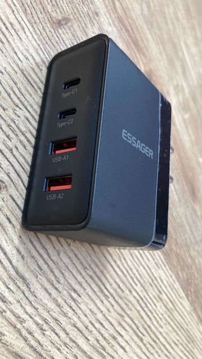 Якісний Потужний Зарядний Пристрій Essager 100W GaN НОВИЙ
