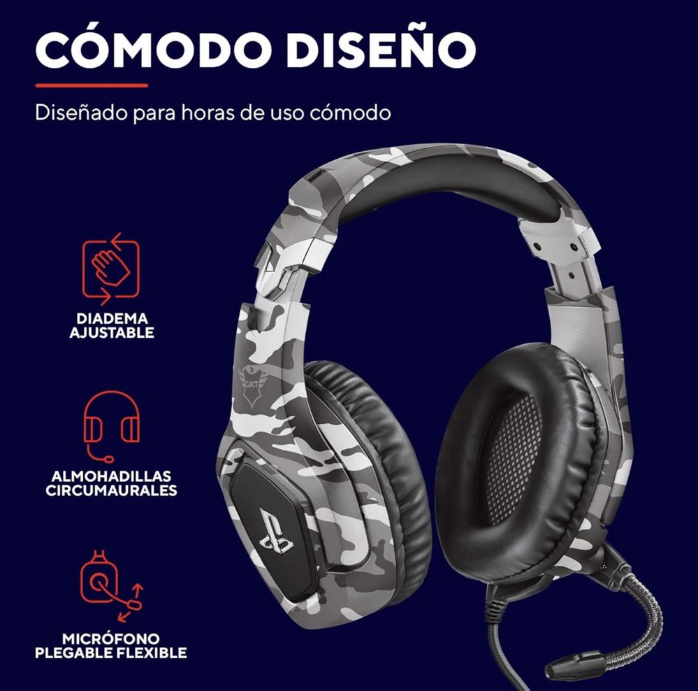 Fones de gaming.