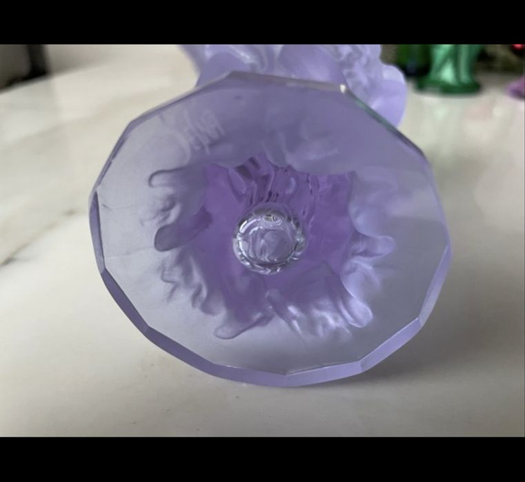 Wazon szkło aleksandrytowe Curt Schlevogt Hoffmann Czechy