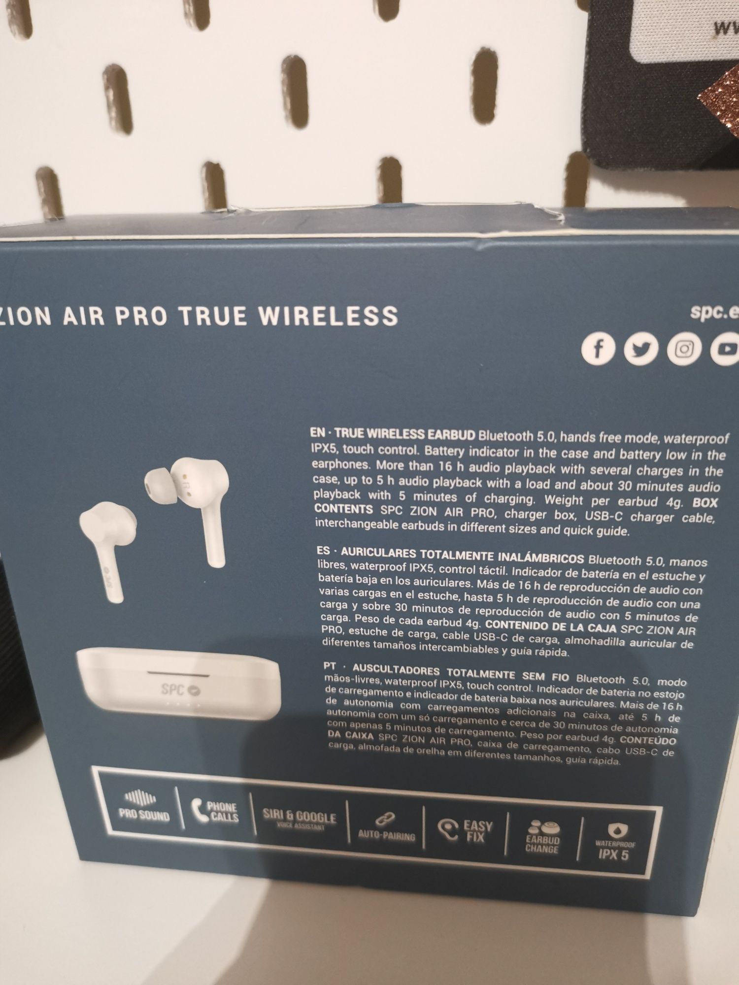 Fones bluetooth SPC Zion Air Pro