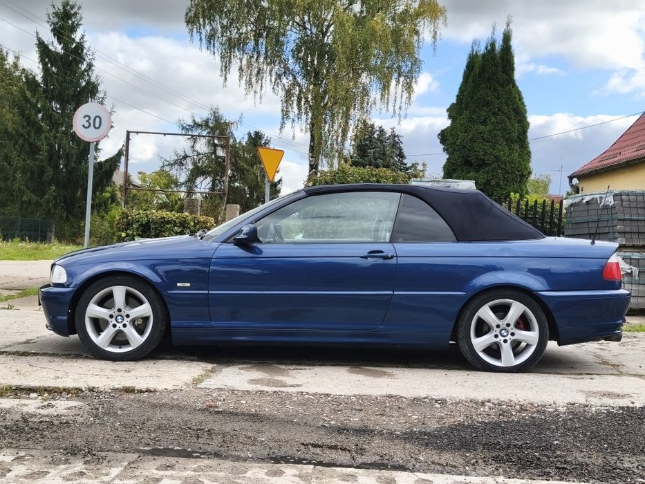 BMW E46 cabrio 3.0 m54b30 231km manual bez rdzy